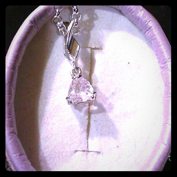 Natural Morganite Sterling Silver Necklace - Picture 1 of 4